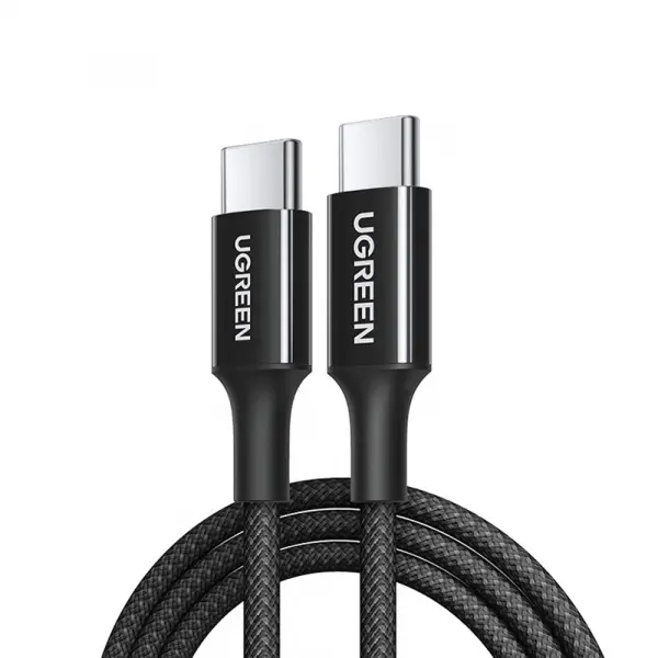 Cablu Date si Incarcare USB-C - USB-C UGREEN L502, 100W, 1m, Negru