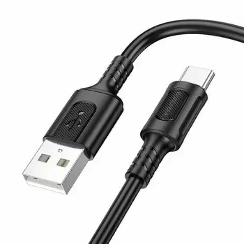 Cablu Date si Incarcare USB la Type-C Borofone Cable BX111 Feliz, 1m, 3A, Negru