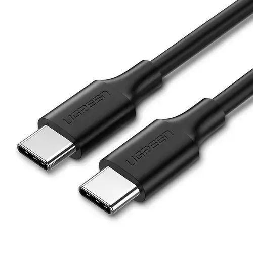 Cablu Date si Incarcare USB Type-C la USB Type-C UGREEN US286, 2 m, PD/QC, 60W / 3A, Negru
