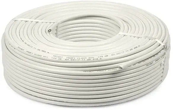 Cablu de alarma cu 8 fire, 8x0.22, folie din PVC, rola de 100m, Q5+ LYY(ST)Y / AF 8x0.22