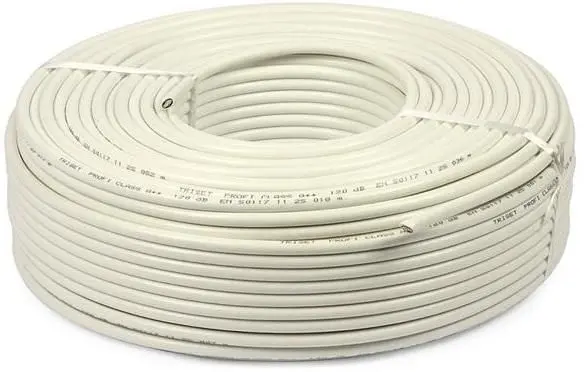 Cablu de alarma cu 8 fire din cupru 100%, ecranat, rola 100m, Elan 8CUEF