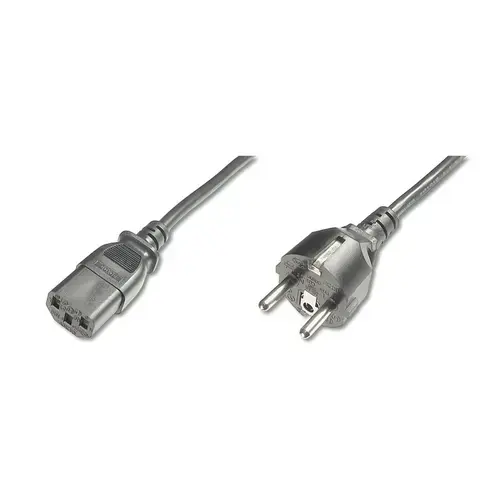 Cablu de alimentare Assmann AK-440110-012-S, Schucko, IEC C13 tata mama, 1.2m