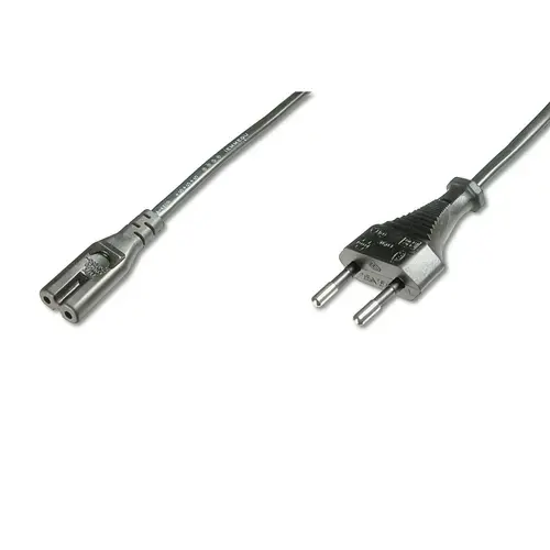 Cablu de alimentare Assmann Euro - C7, Lungime 1.8m, Negru
