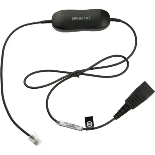 Cablu de alimentare, Jabra, Negru