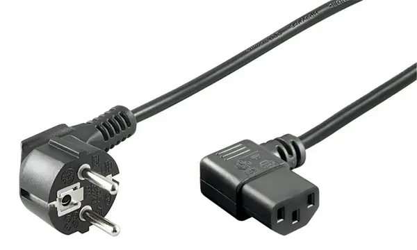 Cablu de alimentare PC C13 230V unghi 90 grade 5m, KPSP5-90
