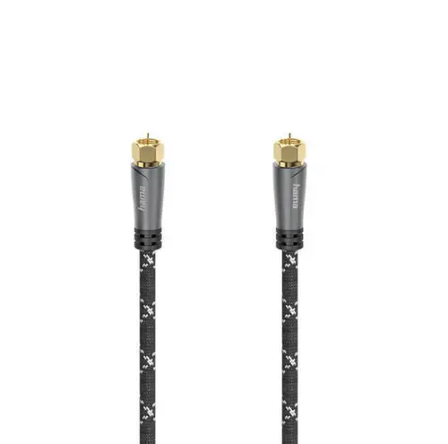 Cablu de Conectare Hama 205077, 1.5m, 120dB (Negru/Gri)