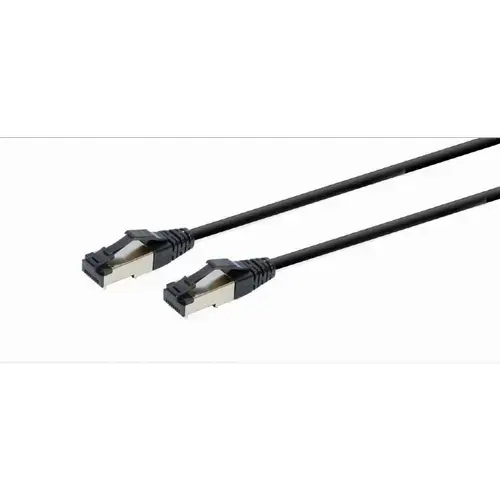 Cablu de corectie Gembird S/FTP CAT8 LSZH 0,5 m negru (PP8-LSZHCU-BK-0,5M) (PP8-LSZHCU-BK-0,5M)