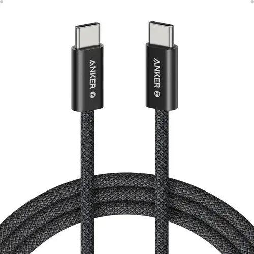 Cablu de date Anker Zolo USB-C - USB-C, 240W, 1.8m, Negru