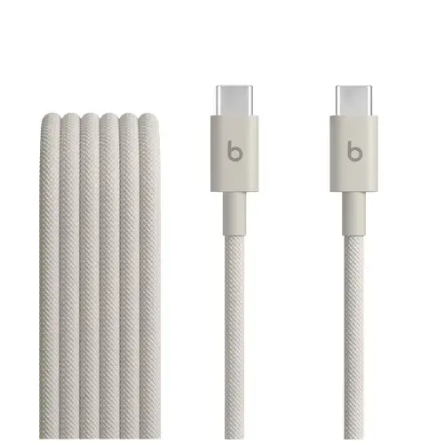Cablu de date Apple Beats MDGD4EE/A, USB-C la USB-C, 1.5m (Alb)