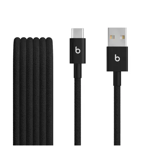 Cablu de date Apple Beats MDGG4EE/A, USB-A la USB-C, 1.5m (Negru)