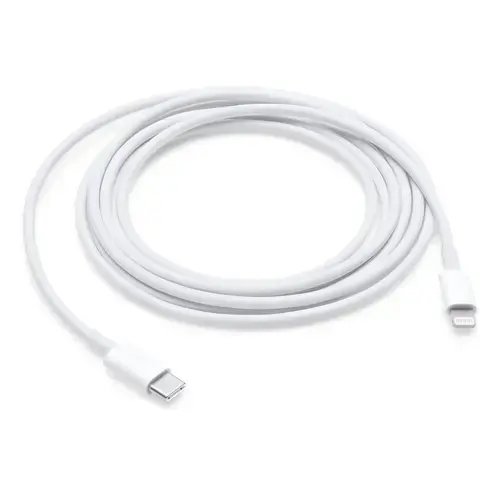 Cablu de date Apple MW2R3ZM/A, USB-C la Lightning, 2 m (Alb)