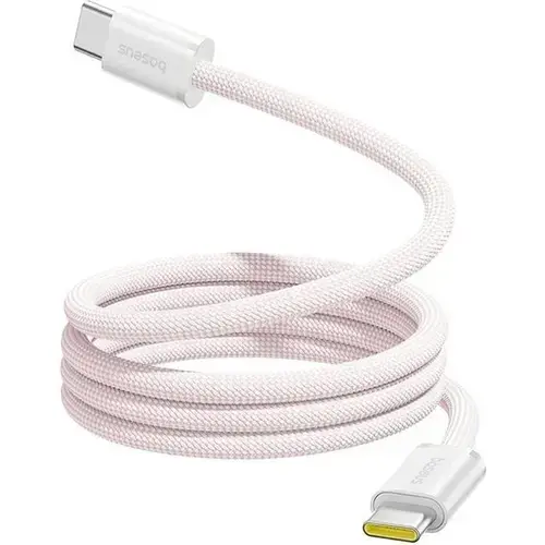 Cablu de date Baseus Dynamic 4 Pro, 100W, USB-C, 1m, sistem magnetic (Roz)