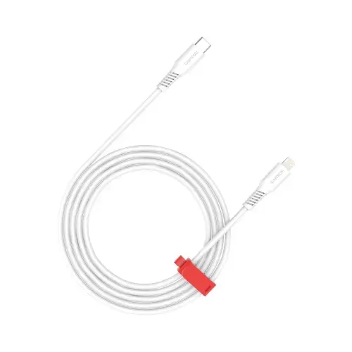 Cablu de date CANYON CLN30SC, USB-C - Lightning, 30W, 2m, Alb