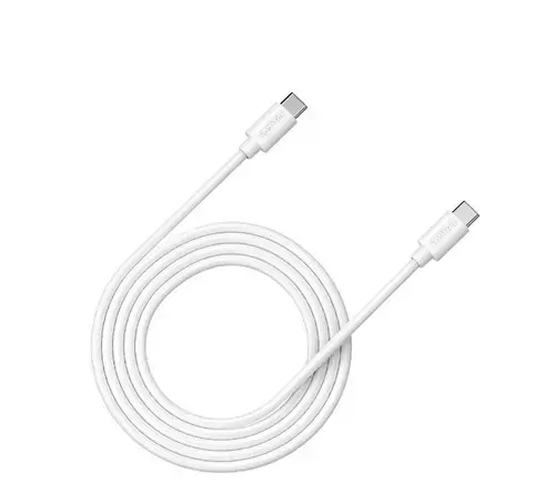 Cablu de date Canyon CNS-USBC12B, USB Type-C - USB Type-C, 2m, incarcare rapida (Alb)