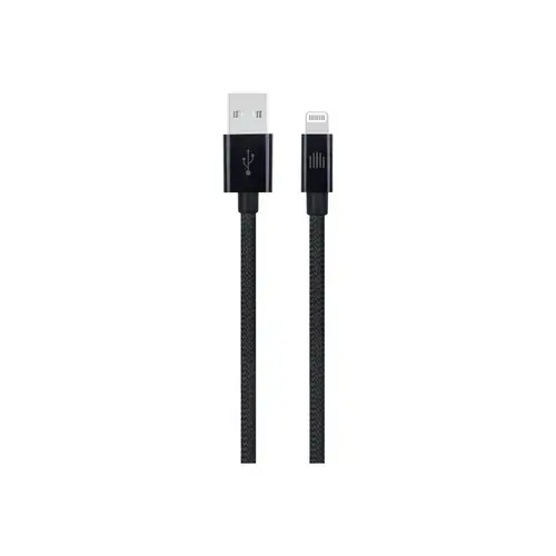 Cablu de date Dviced DV120002, USB-A la Lightning, 1,25m (Negru)