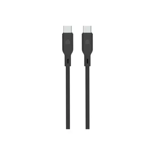 Cablu de date Dviced USB-C la USB-C, 1,25m (Negru)