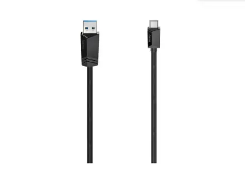 Cablu de date Hama 200652, USB-C - USB A, 1.5m (Negru)