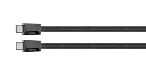 Cablu de date Hama 200656, USB-C, 100 W, 1 m (Negru)