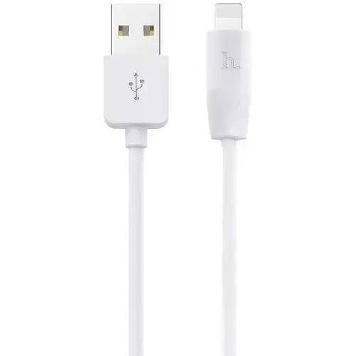 Cablu de date Hoco X1 Rapid, USB - Lightning, 1m, 2.1A, Alb