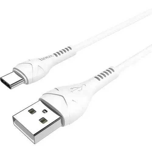Cablu de date HOCO X37, USB - USB Type-C, 1 m, Alb
