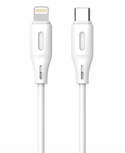 Cablu de date/incarcare USB C la Lightning putere 27W lungime 1metru Q SJ49C