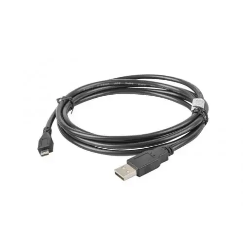 Cablu de date Lanberg CA-USBM-10CC-0018-BK, USB - micro USB-B, 1.8m (Negru)