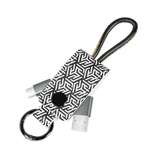 Cablu de date Logilink, CU0164, USB 2.0 (T) la USB 2.0 Type-C (T), 0.22m, Negru/Alb