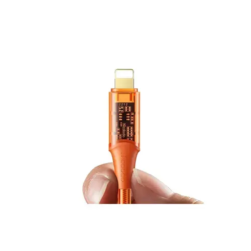 Cablu de date Mcdodo Amber Series Fast Charging Type-C la Lightning, 36W, 1,2m (Portocaliu)