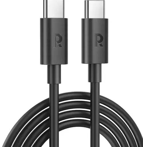 Cablu de date RavPower RP-CB1021, USB-C la UBS-C, 1m (Negru)