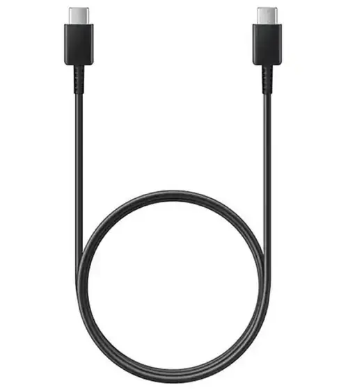 Cablu de date Samsung GP-TOU021RFDBW / EP-DN975BBE Type-C to Type-C, 1m, 100 W, Bulk (Negru)