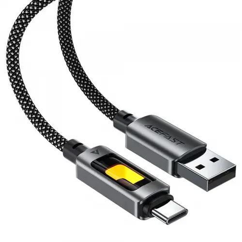 Cablu De Date si Incarcare USB-A - USB-C Acefast C21-04, 18W, 1.2m (Negru)