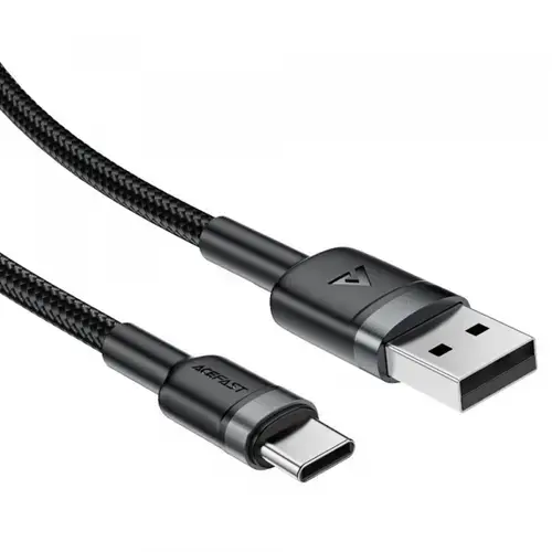 Cablu de Date si Incarcare USB-A - USB-C Acefast C22-04, 18W, 1.2m (Negru)
