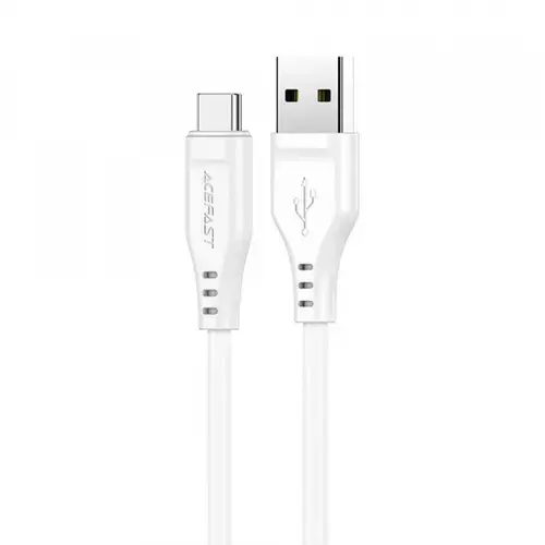 Cablu De Date si Incarcare USB-A - USB-C Acefast C3-03, 60W, 1.2m (Alb)