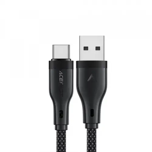 Cablu De Date si Incarcare USB-A - USB-C Acefast C8-04, 18W, 1.2m (Negru)