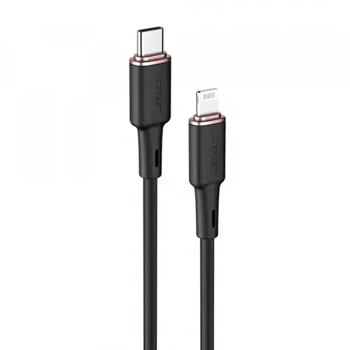 Cablu De Date si Incarcare USB-C - Lightning Acefast C2-01, 30W, 1.2m (Negru)