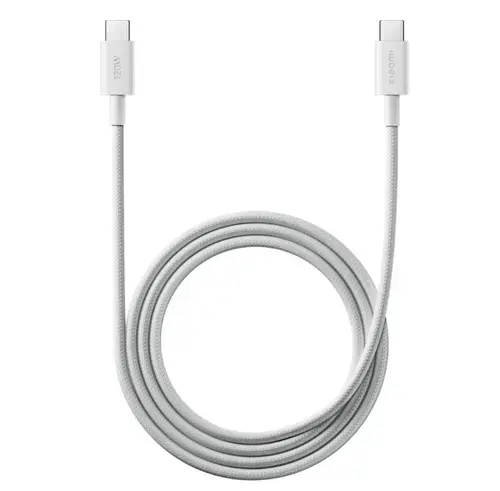 Cablu de Date si Incarcare USB-C Xiaomi BHR087KGL, USB-C la USB-C, 120W, 1m (Alb)