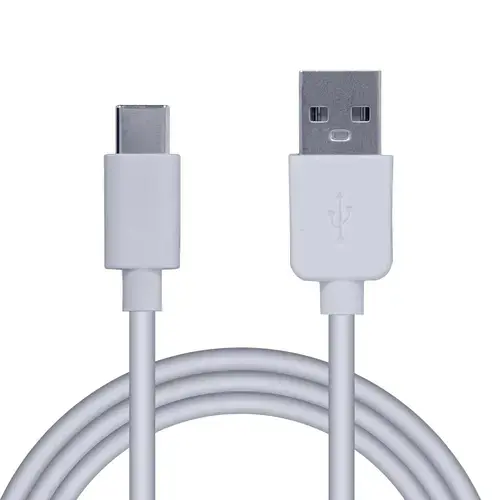 Cablu de date Spacer, USB 3.0 (T) la Type-C (T), PVC 2.1A, retail pack, 0.5m, Alb