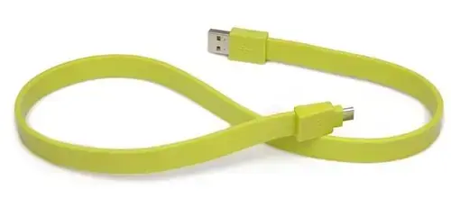 Cablu de date Tylt Gen II, MicroUSB, 0.3m (Verde)