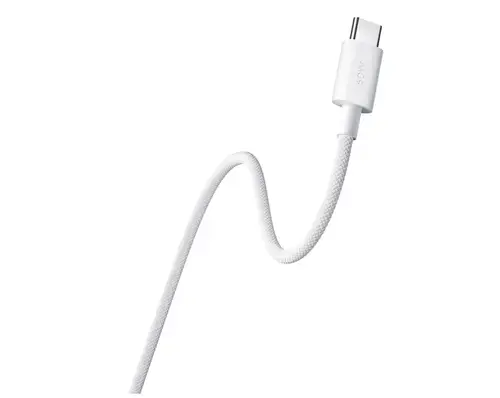 Cablu de date Xiaomi BHR0878GL, 3A, USB-C la USB-C, 1m (Alb)