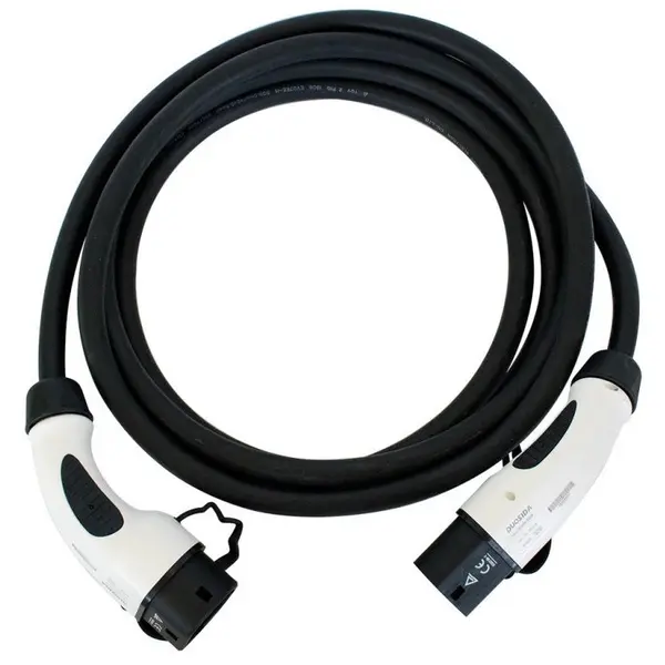 Cablu de incarcare pentru masini electrice de la 62196-2 (Type 2) la 62196-2 (Type 2), 7.4kW, 32A/230V, monofazat Ampevo T22-32N, negru