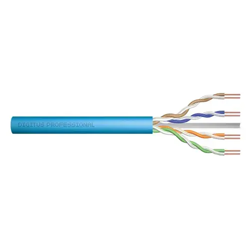 Cablu de retea Digitus DK-1613-A-VH-5 U-UTP, CAT6A, 500 m, Albastru