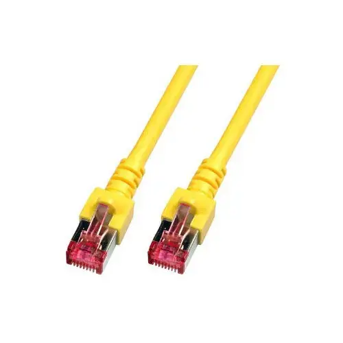 Cablu de retea din fibra optica cu miez de cupru, EFB Elektronik, S/FTP cat6A LSZH 5m, Galben