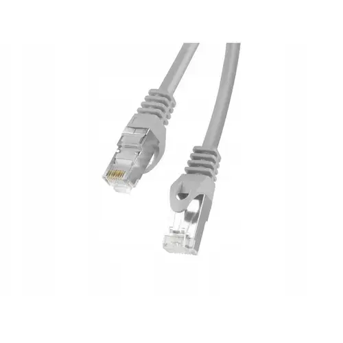 Cablu de retea din fibra optica Lanberg, RJ45 cat.6 FTP 5m, Gri
