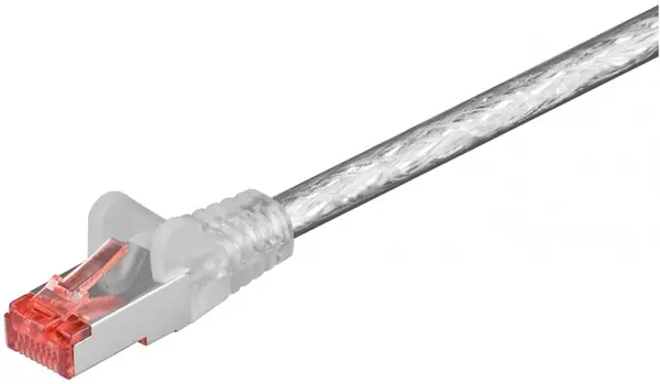 Cablu de retea RJ45 CAT 6 S/FTP (PiMF) 5m transparent, Goobay G93567