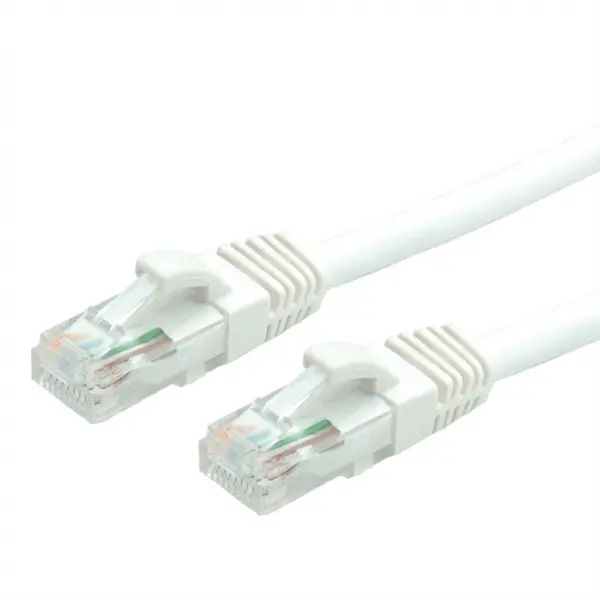 Cablu de retea RJ45 cat. 6A UTP 0.5m Alb, Value 21.99.1470