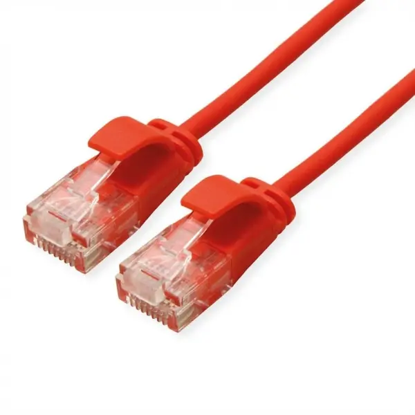 Cablu de retea RJ45 MYCON Slim UTP Cat.6A LSOH 3m Rosu, CON3916