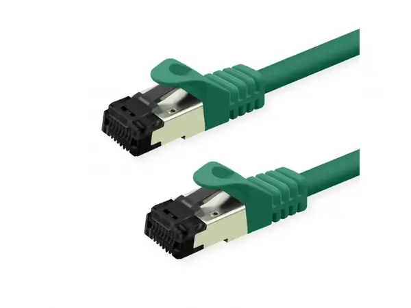 Cablu de retea RJ45 S/FTP Cat.8 (Class I) LSOH 3m Verde, Value 21.99.1833