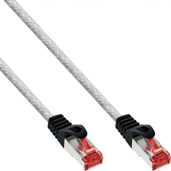 Cablu de retea RJ45 S/FTP PiMF Cat.6 25m Transparent, InLine IL76425T