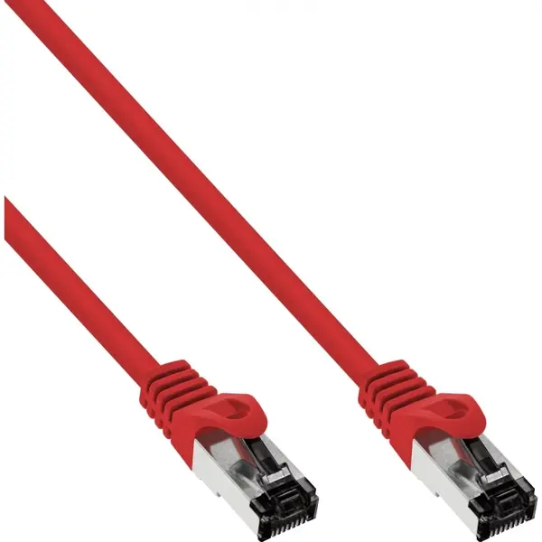 Cablu de retea RJ45 S/FTP PiMF Cat.8.1 LSOH 2m Rosu, InLine IL78802R