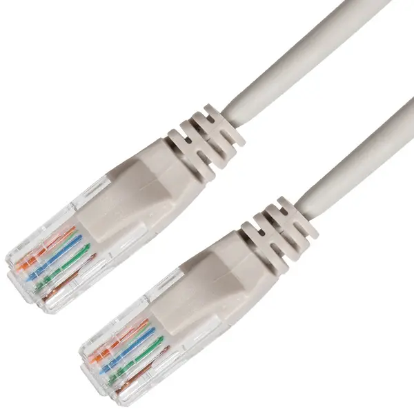 Cablu de rețea VCom - NP512B-20m, RJ45/RJ45, 20m, gri